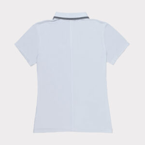 White women's golf polo shirt dri-fit Nike