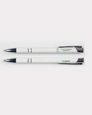 White basketball pen "We are for Lithuania"