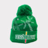 Žalia žieminė kepurė „Mes už Lietuvą”