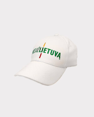 White hat "We are for Lithuania"