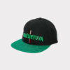 Black and green snap-back hat "We are for Lithuania"