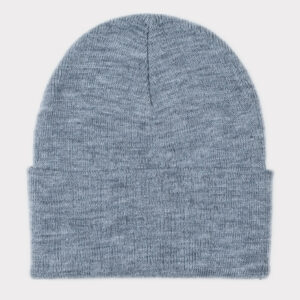 Gray winter hat with Vytis symbol