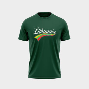 Žali Lithuania marškinėliai