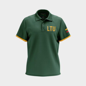 Žali "LTU" polo marškinėliai