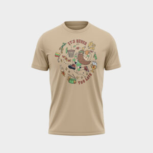 Beige "Ilgabarzdis" T-shirt