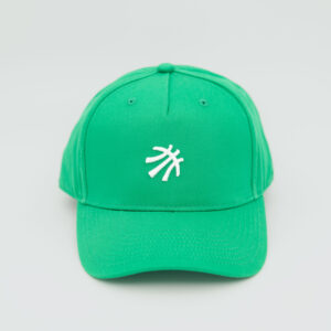 Green cap with a visor - LK