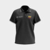 Black "Lithuanian Basketball" polo shirt