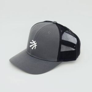 Dark gray cap with a visor - LK