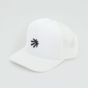White cap with a visor - LK