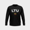 Black long-sleeve t-shirt LTU BASKETBALL