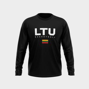 Black long-sleeve t-shirt LTU BASKETBALL