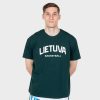 Žali oversize Lietuva Basketball marškinėliai Ž1