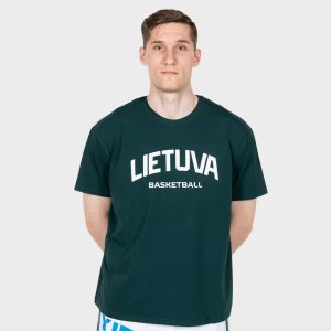 Žali oversize Lietuva Basketball marškinėliai Ž1