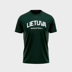 Žali oversize Lietuva Basketball marškinėliai Ž1